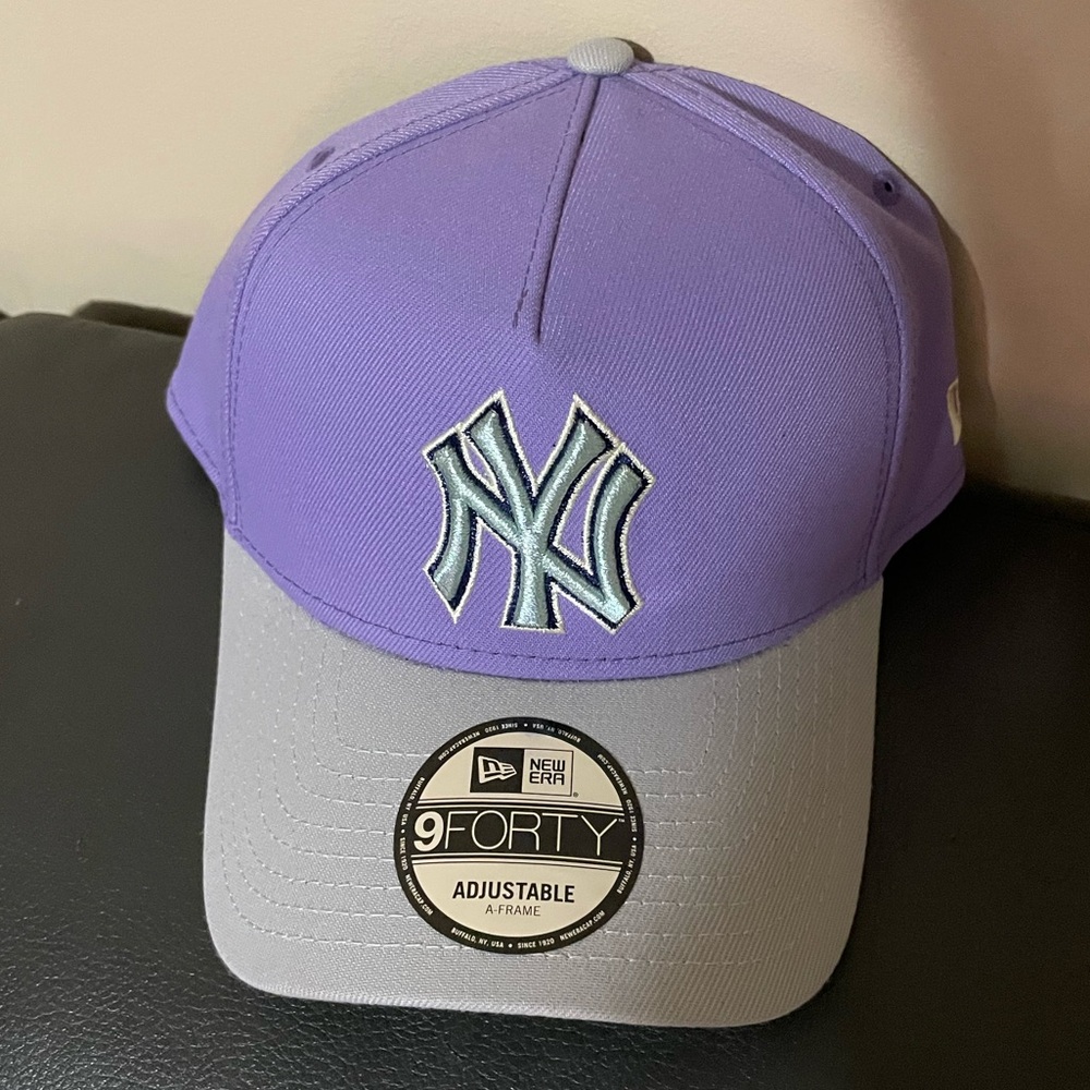 New York Yankees New Era Lavender and Gray Hat